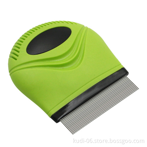 Stainless Steel Fine Teeth Lice and Flea Comb for Cats and Small Dogs